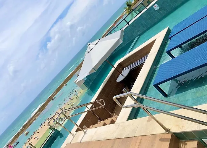Flat incrível a 30m da Praia de Porto Pôrto das Galinhas